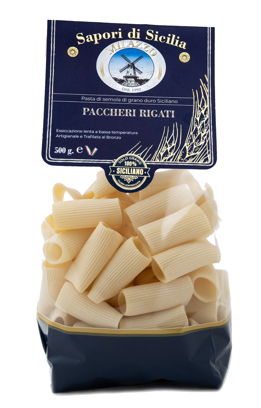 Paccheri Rigati di Grano Duro